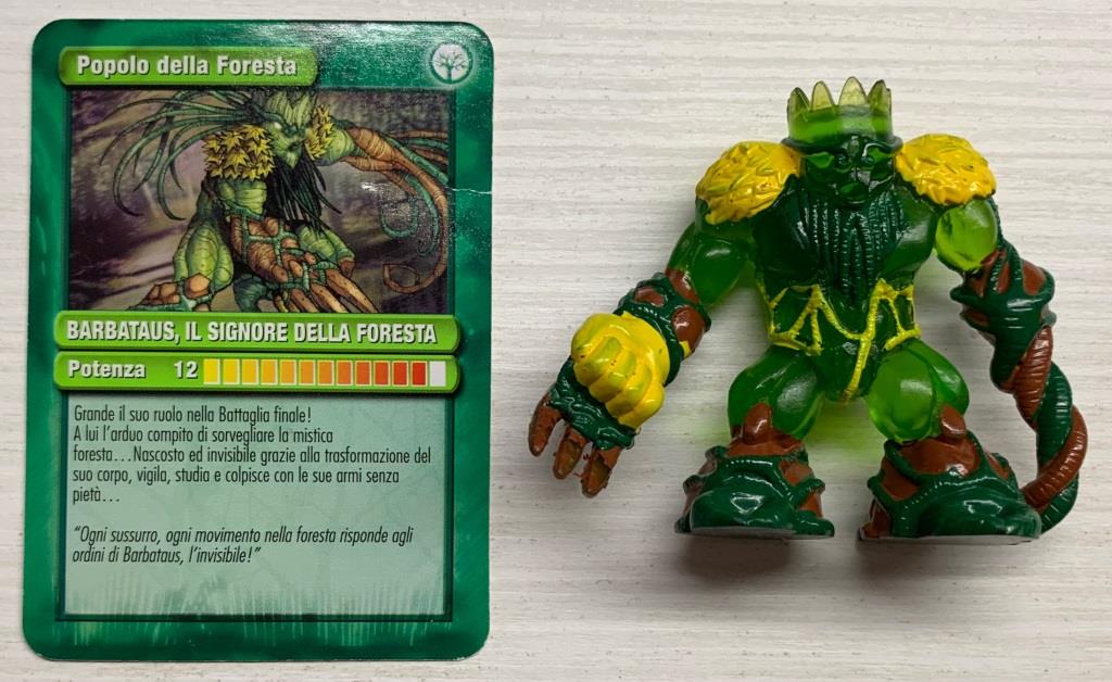 Gormiti Atomic - Barbataus il Signore della Foresta con carta