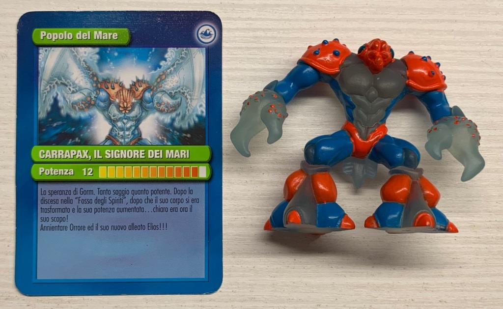 Gormiti Atomic - Carrapax il Signore dei Mari con carta