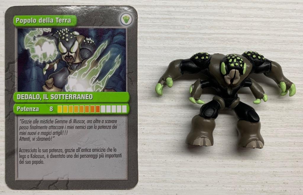 Gormiti Atomic - Dedalo il Sotterraneo con carta