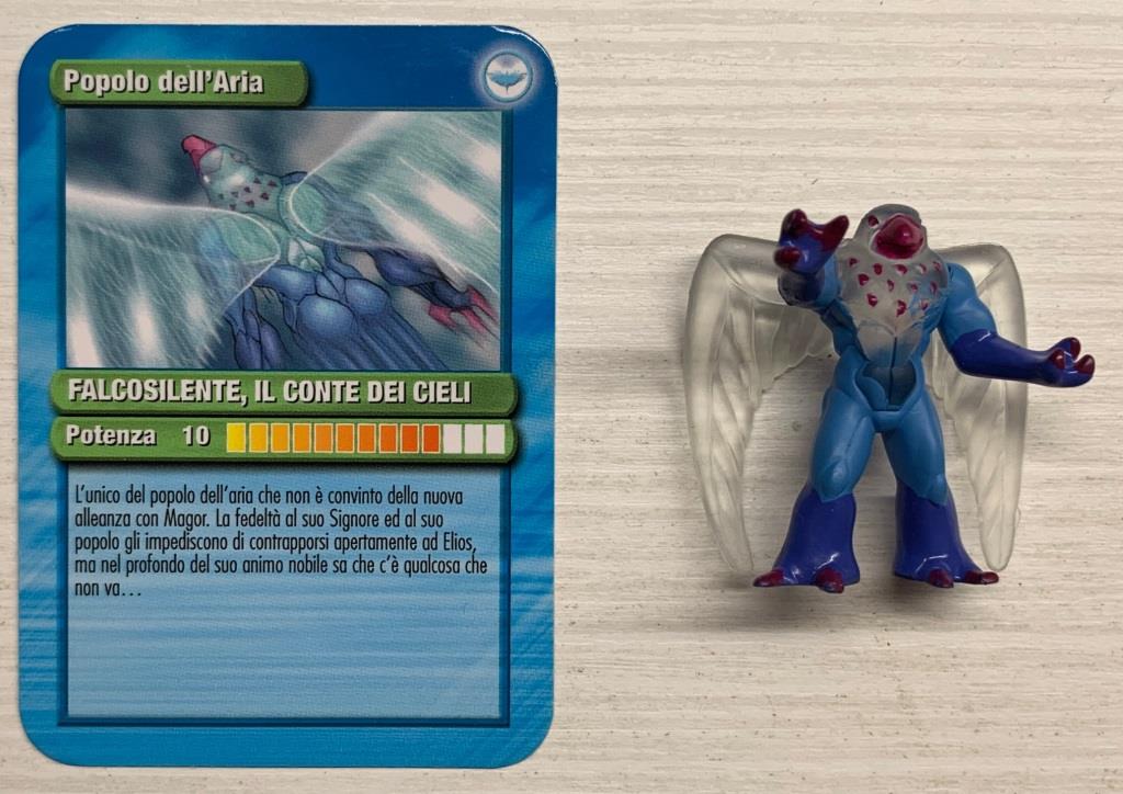 Gormiti Atomic - Falcosilente il Conte dei Cieli con carta