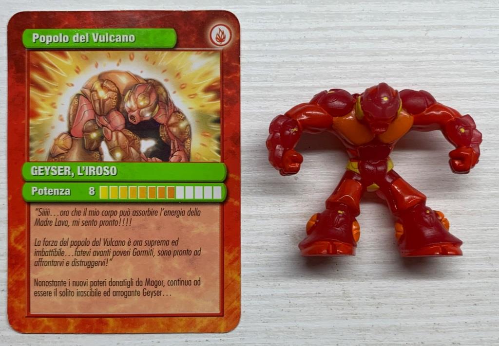 Gormiti Atomic - Geyser l'Iroso con carta