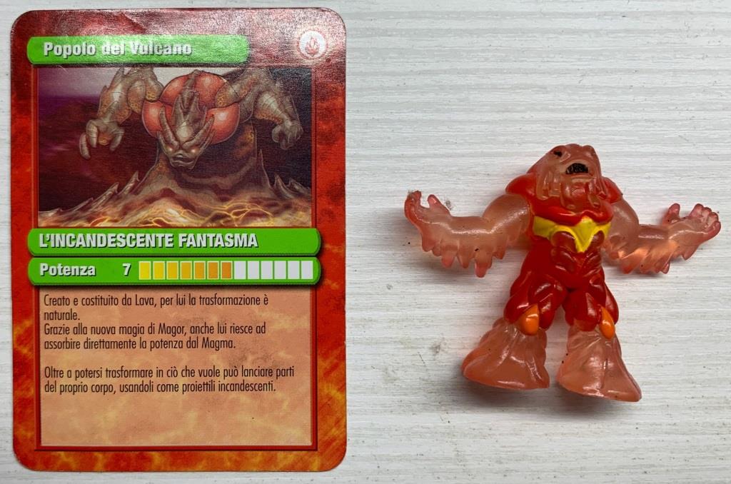 Gormiti Atomic - L'Incandescente Fantasma con carta