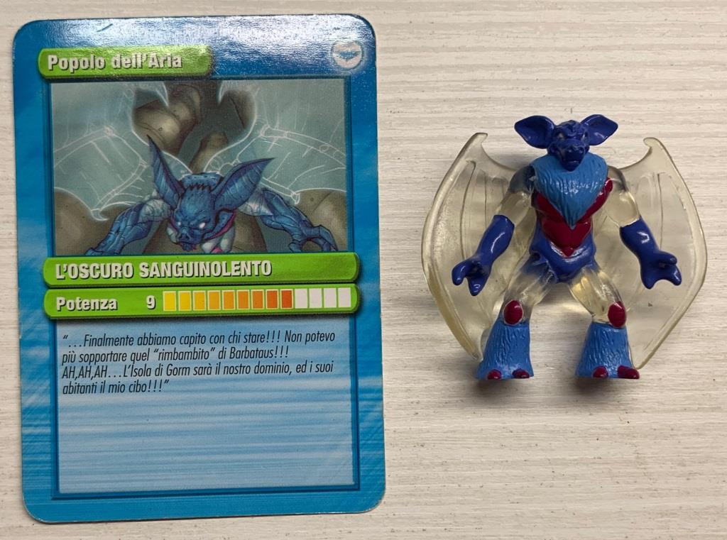 Gormiti Atomic - L'Oscuro Sanguinolento con carta