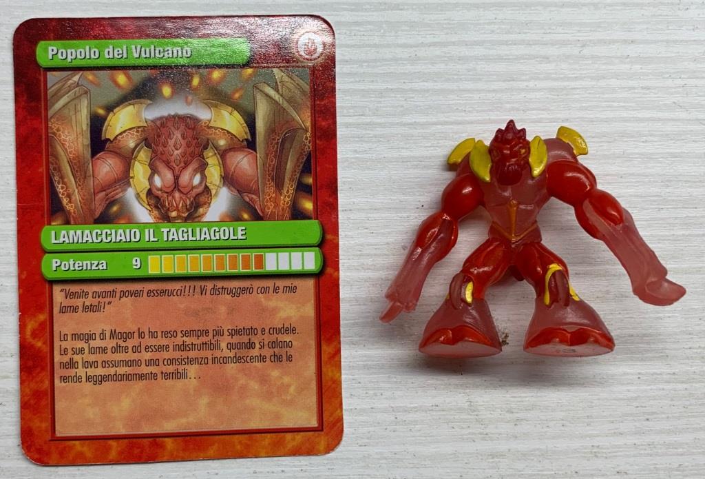 Gormiti Atomic - Lamacciaio il Tagliagole con carta