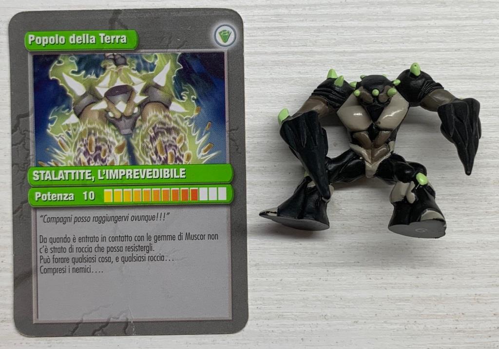 Gormiti Atomic - Stalattite l'Imprevedibile con carta