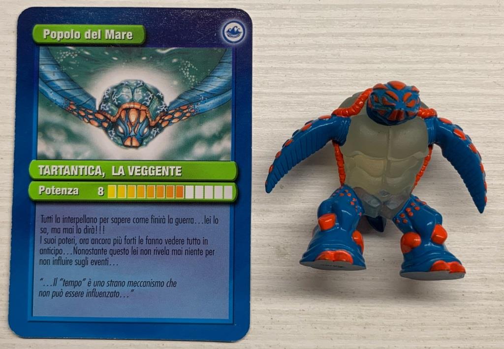 Gormiti Atomic - Tartantica la Veggente con carta