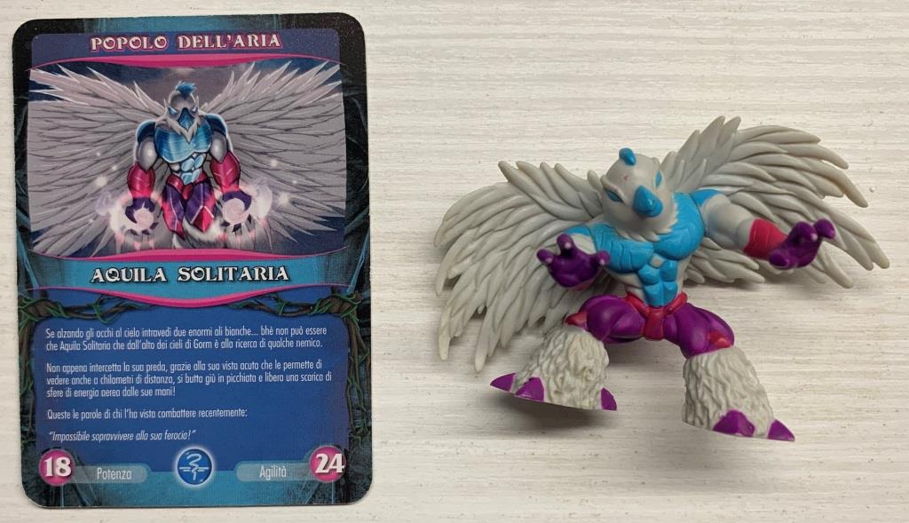 Gormiti Serie Cartone - Aquila Solitaria Con Carta