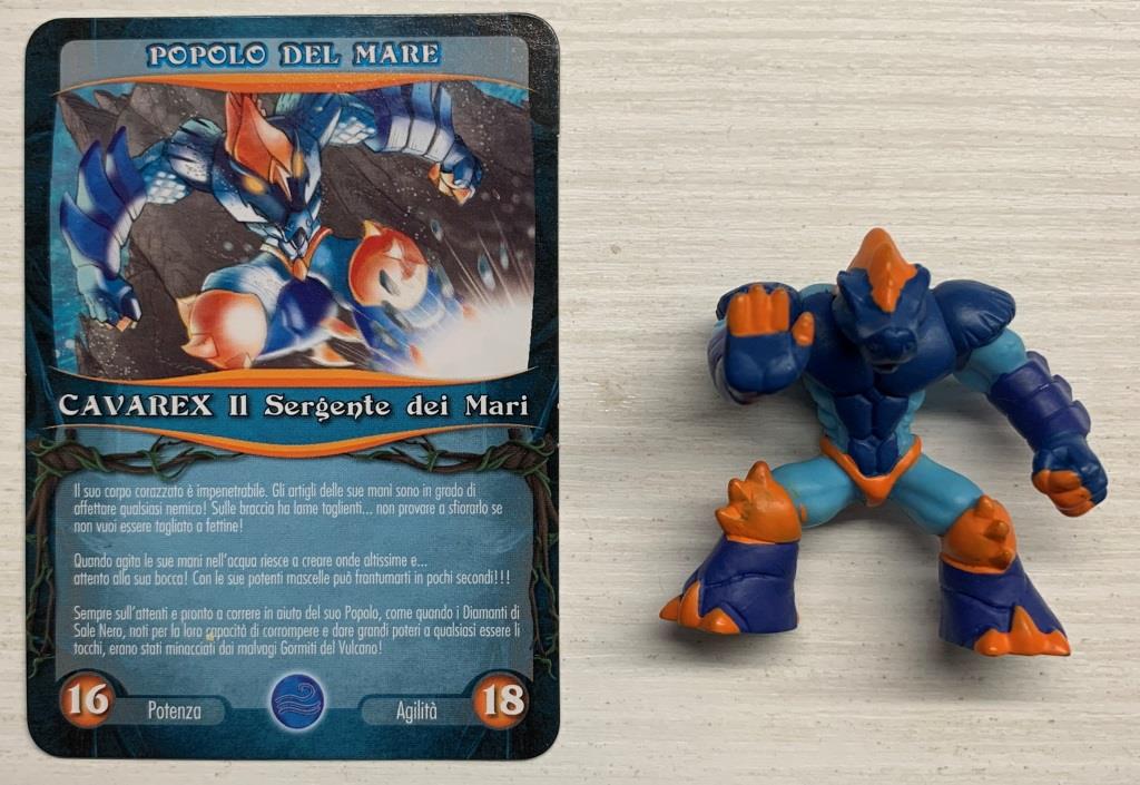 Gormiti Serie Cartone - Cavarex Sergente dei Mari Con Carta