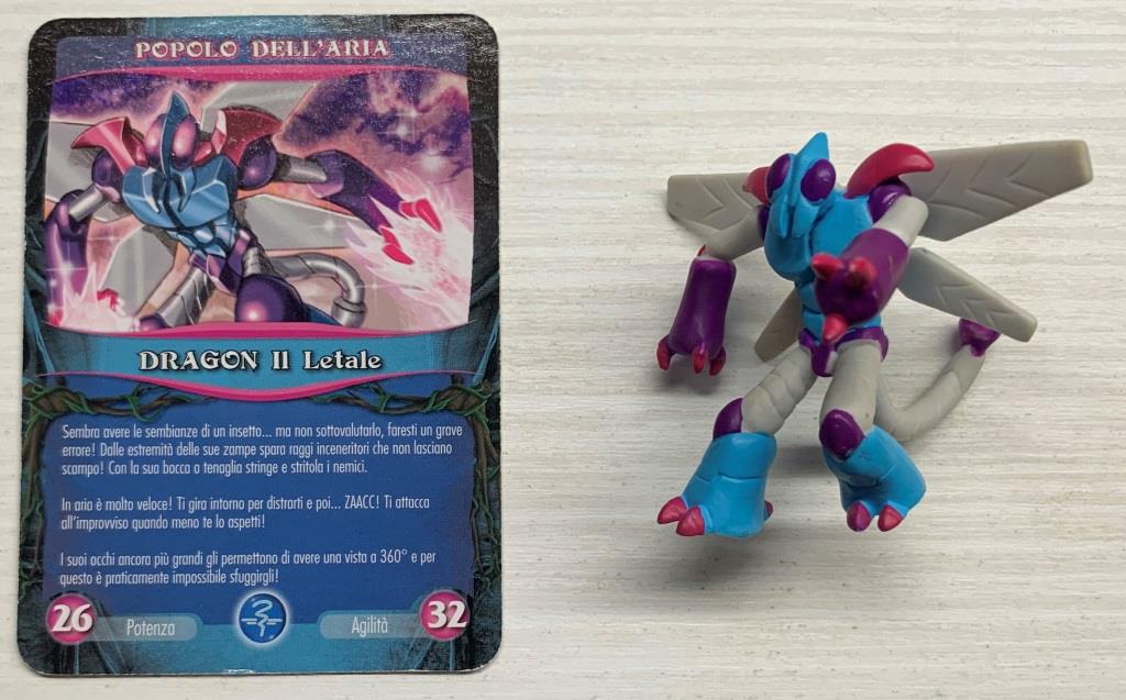 Gormiti Serie Cartone - Dragon il Letale Con Carta