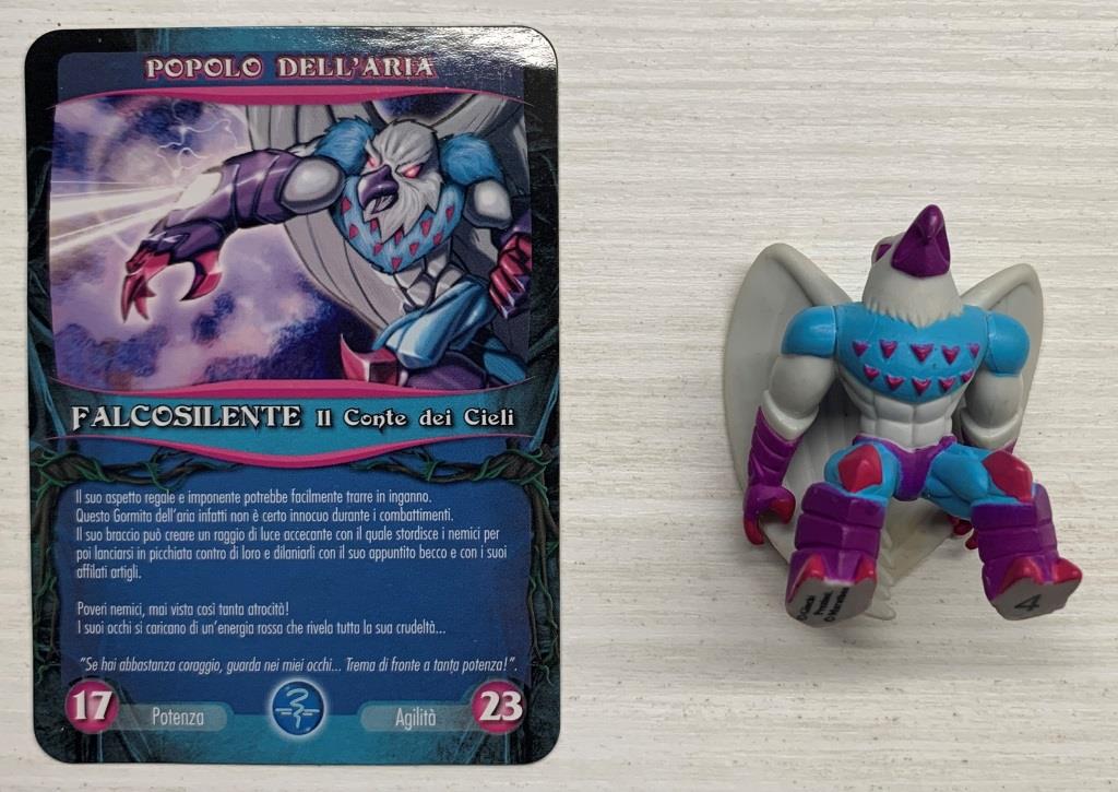 Gormiti Serie Cartone - Falcosilente Conte dei Cieli Con Carta