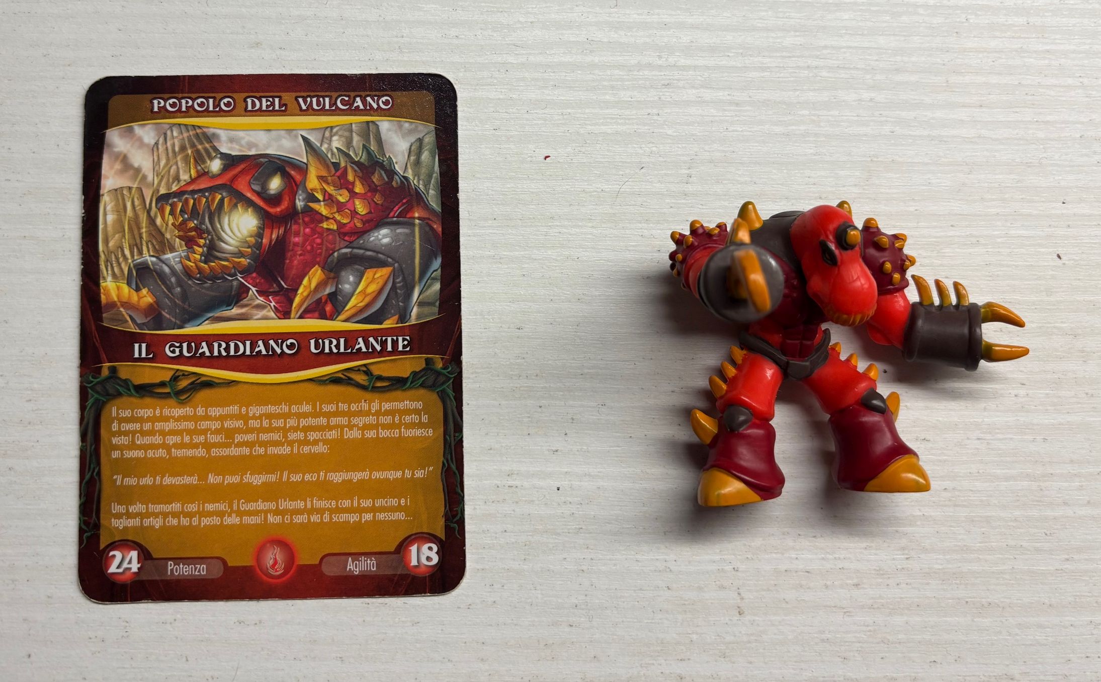 Gormiti Serie Cartone - Il Guardiano Urlante Con Carta