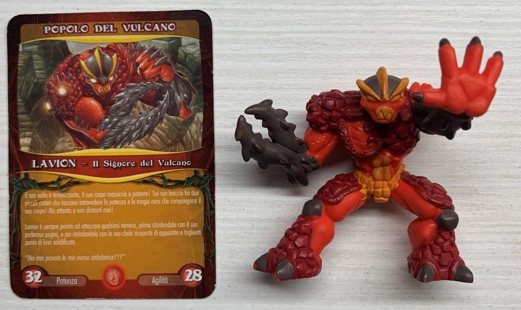 Gormiti Serie Cartone - Lavion Signore del Vulcano Con Carta