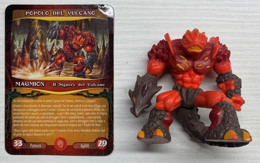 Gormiti Serie Cartone - Magmion Signore del Vulcano Con Carta