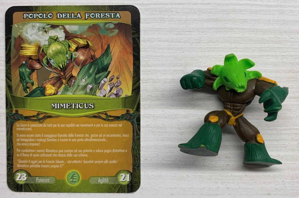 Gormiti Serie Cartone - Mimeticus Con Carta