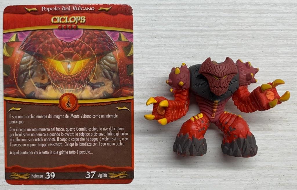 Gormiti Eclissi Suprema - Ciclops con carta