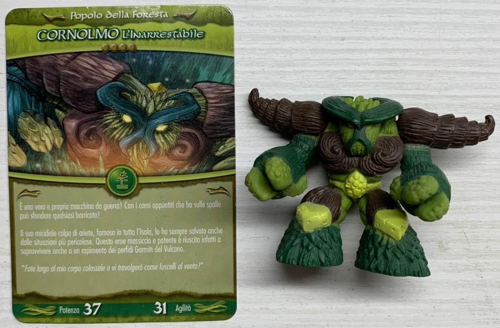 Gormiti Eclissi Suprema - Cornolmo l'Inarrestabile con carta