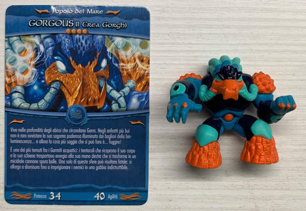 Gormiti Eclissi Suprema - Gorgous il Crea Gorghi con carta