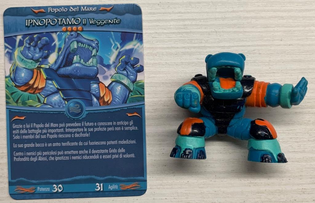 Gormiti Eclissi Suprema - Ipnopotamo il Veggente con carta