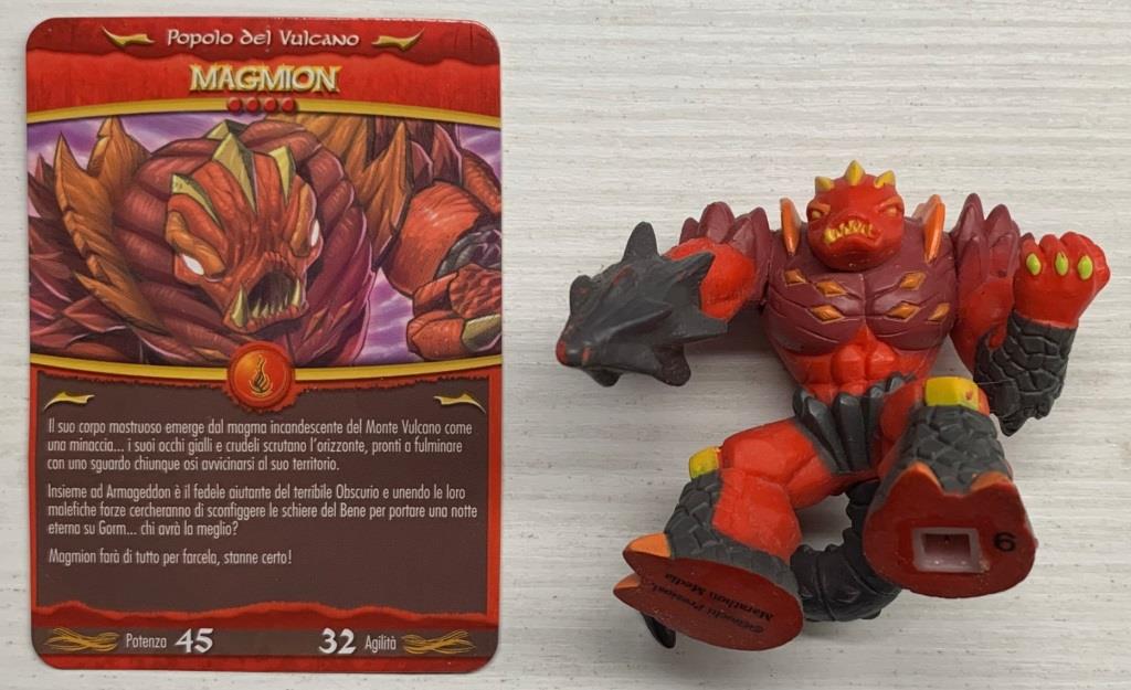 Gormiti Eclissi Suprema - Magmion con carta