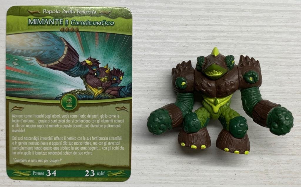 Gormiti Eclissi Suprema - Mimante il Camaleontico con carta