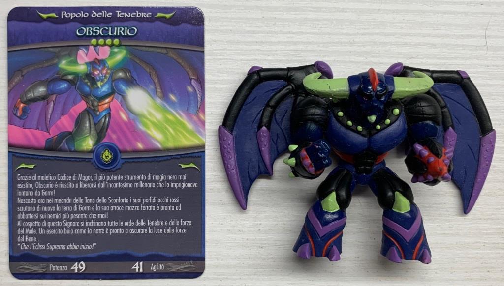 Gormiti Eclissi Suprema - Obscurio con carta