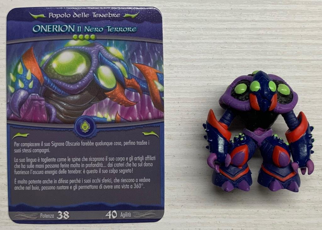 Gormiti Eclissi Suprema - Onerion il Nero Terrore con carta