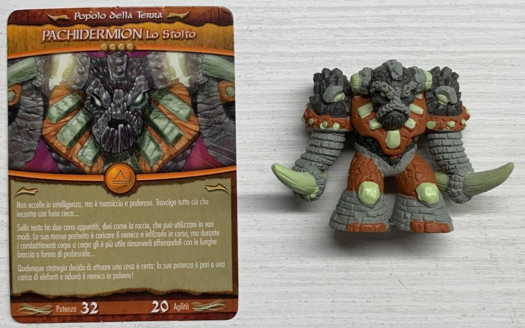 Gormiti Eclissi Suprema - Pachidermion lo Stolto con carta