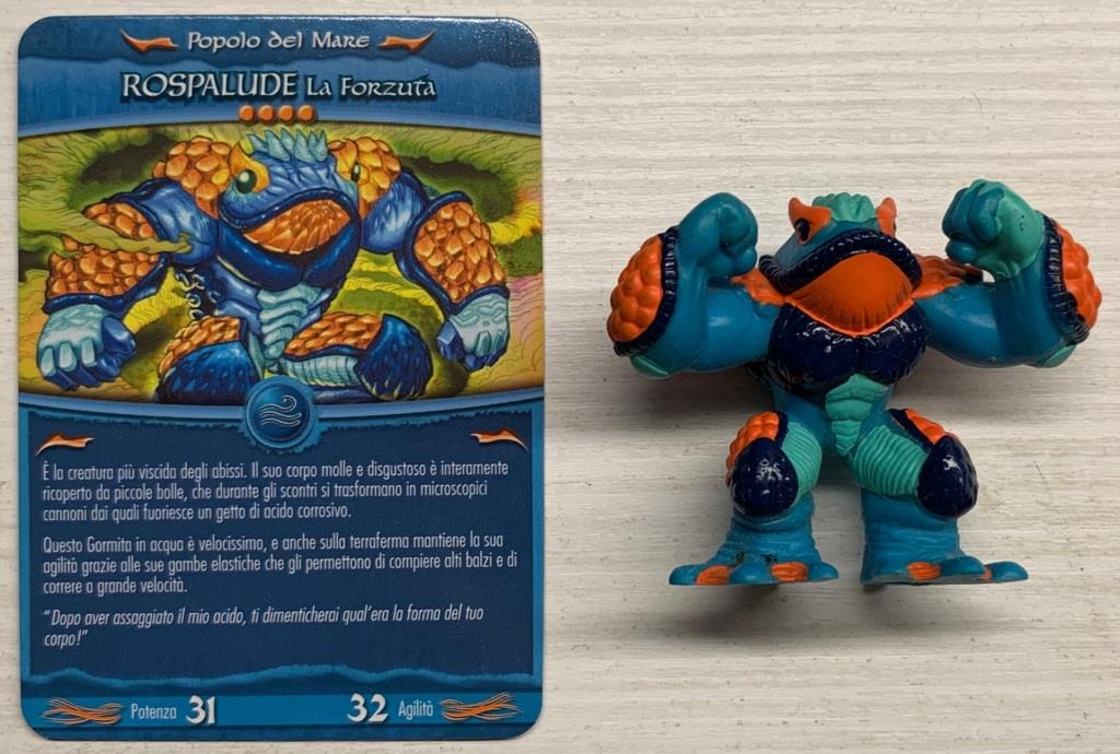 Gormiti Eclissi Suprema - Rospalude la Forzuta con carta