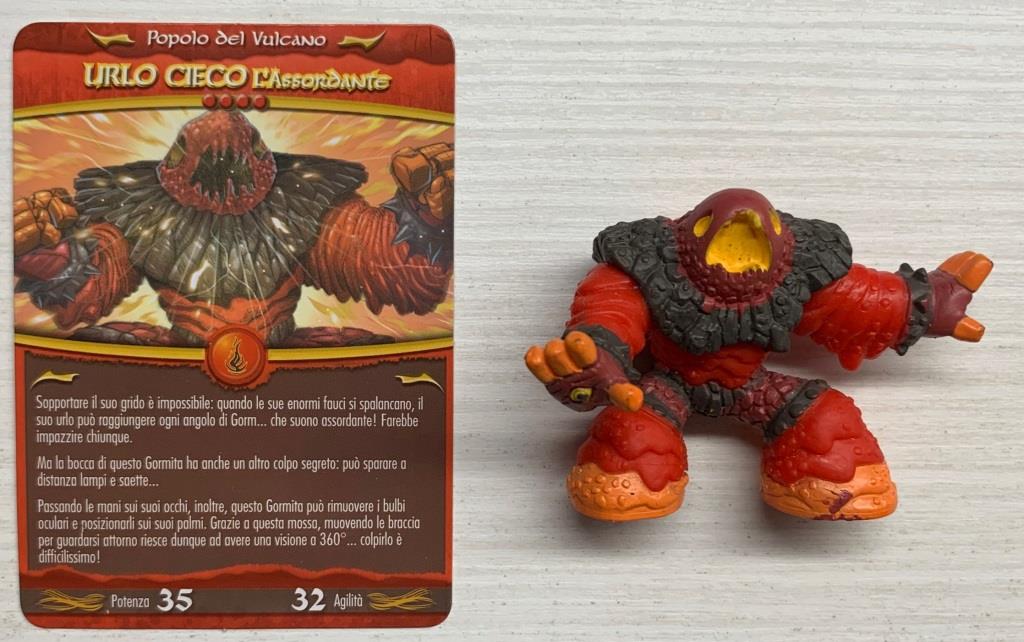 Gormiti Eclissi Suprema - Urlo Cieco l'Assordante con carta