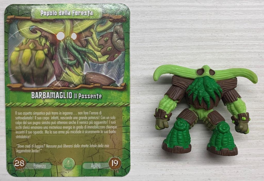 Gormiti Elemental Fusion - Barbamaglio il Possente con carta