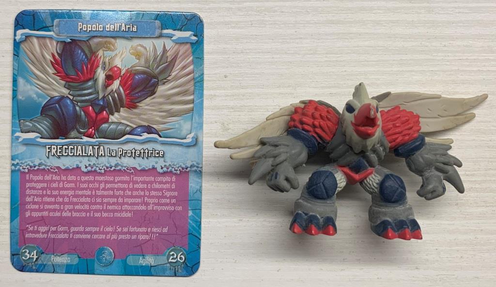 Gormiti Elemental Fusion - Freccialata la Protettrice con carta