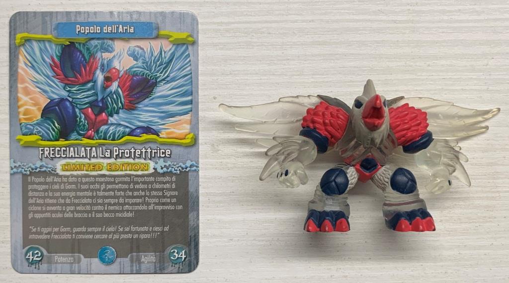 Gormiti Elemental Fusion - Freccialata la Protettrice Limited Edition con carta