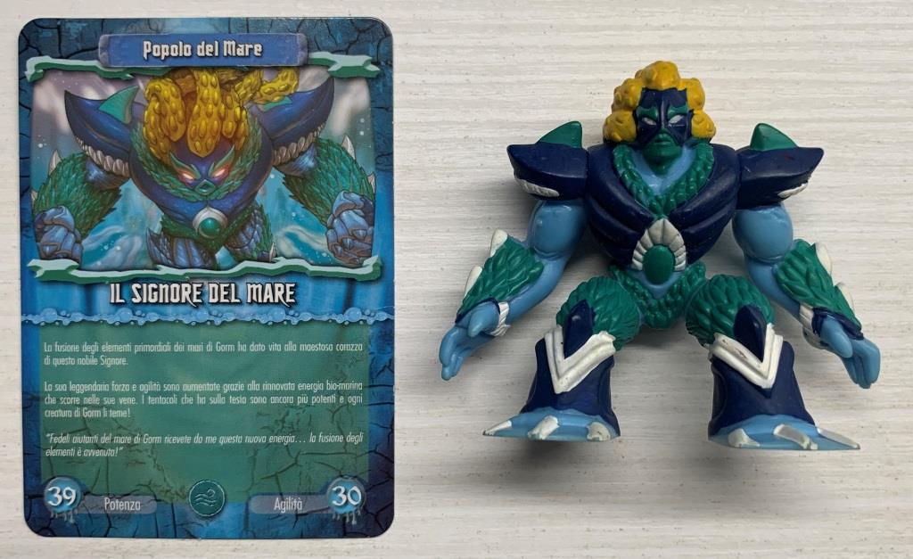 Gormiti Elemental Fusion - Il Signore del Mare con carta