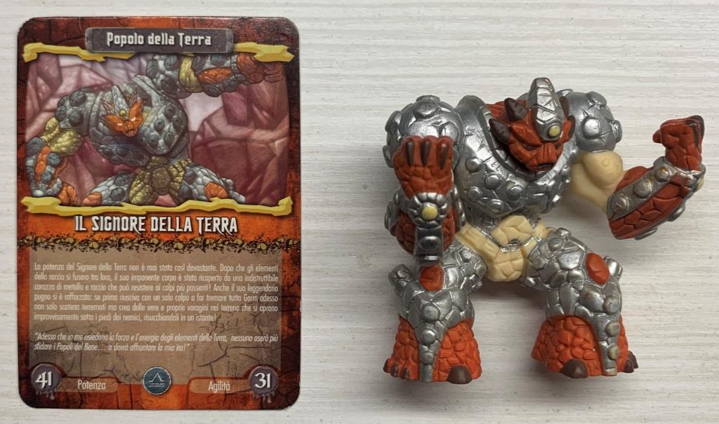 Gormiti Elemental Fusion - Il Signore della Terra con carta