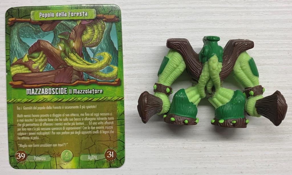 Gormiti Elemental Fusion - Mazzaboscide il Mazzolatore con carta