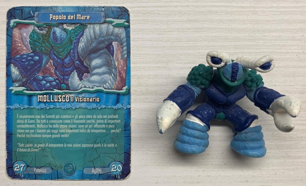 Gormiti Elemental Fusion - Mollusco il Visionario con carta
