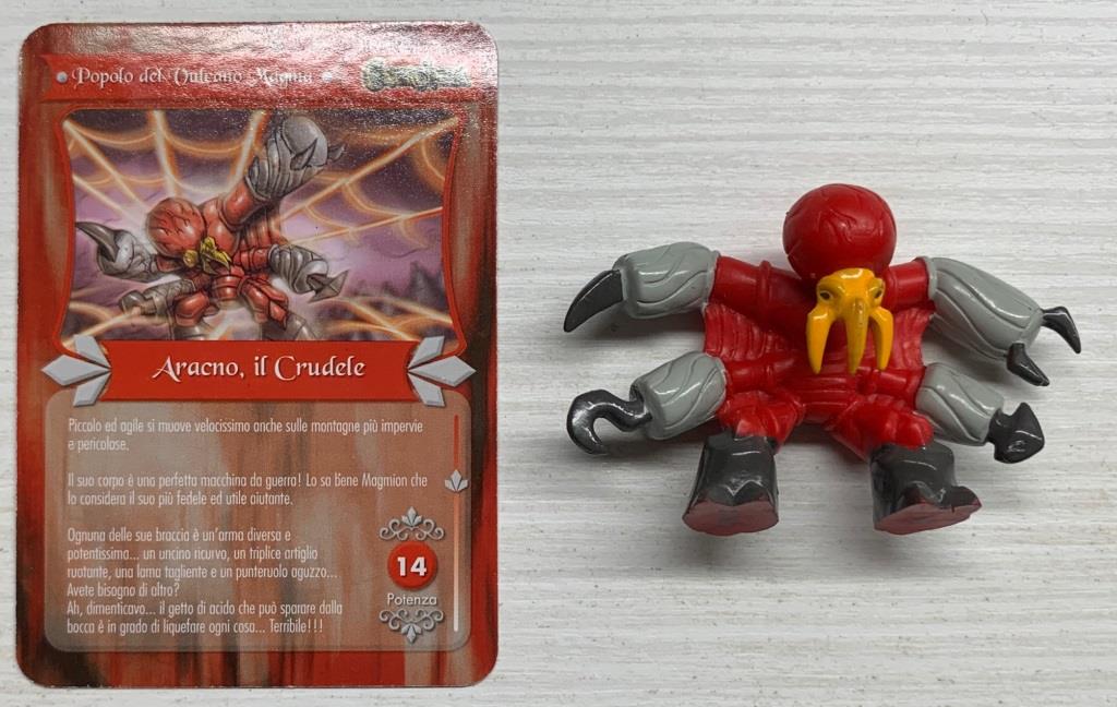 Gormiti Energheia - Aracno il Crudele con carta