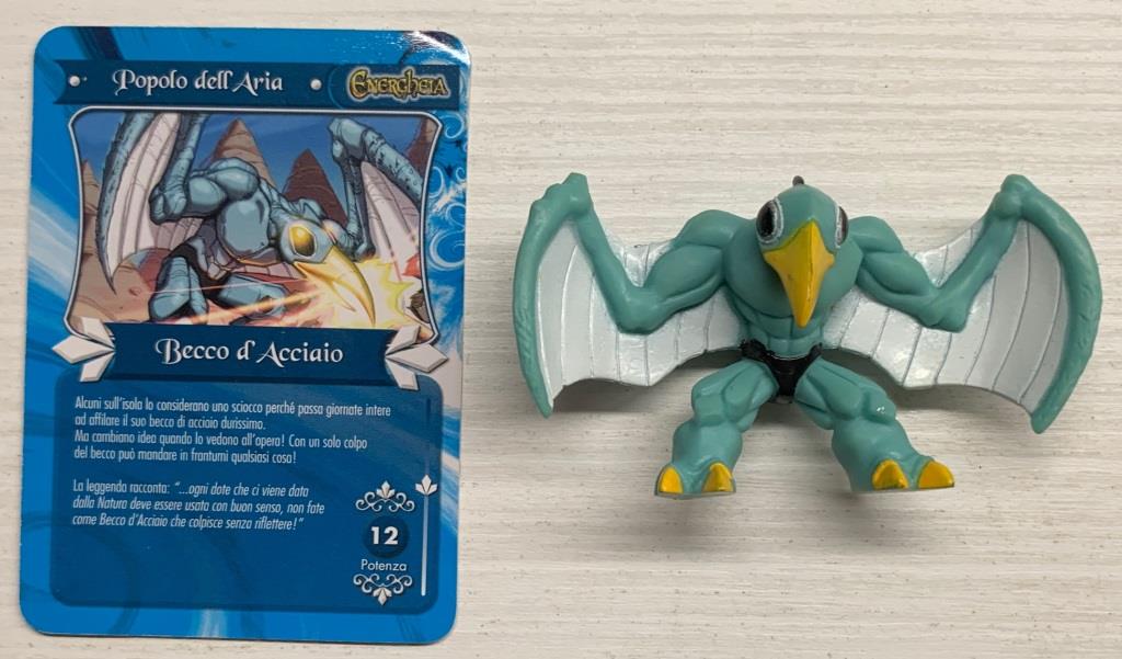 Gormiti Energheia - Becco d'Acciaio con carta