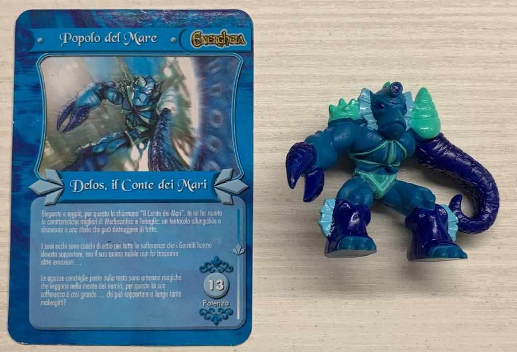 Gormiti Energheia - Delos il Conte dei Mari con carta
