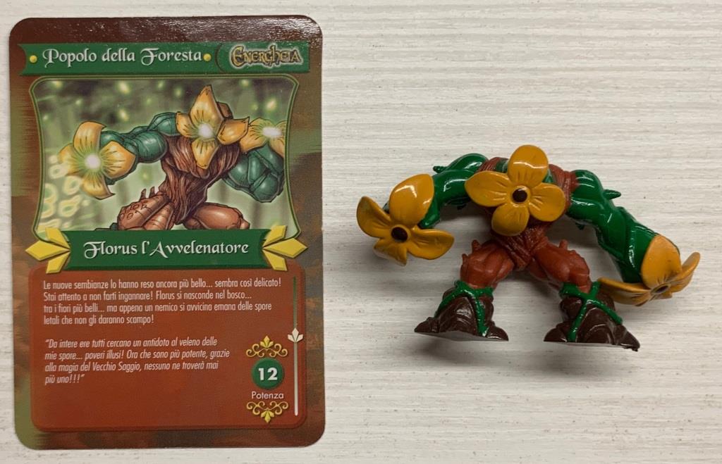 Gormiti Energheia - Florus l'Avvelenatore con carta