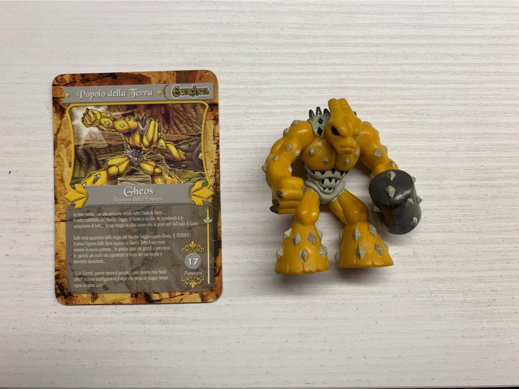 Gormiti Energheia - Gheos il Signore della Potenza con carta