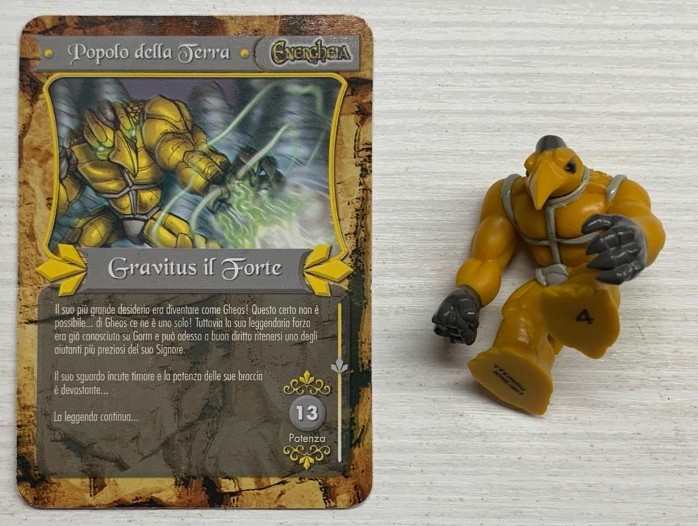 Gormiti Energheia - Gravitus il Forte con carta