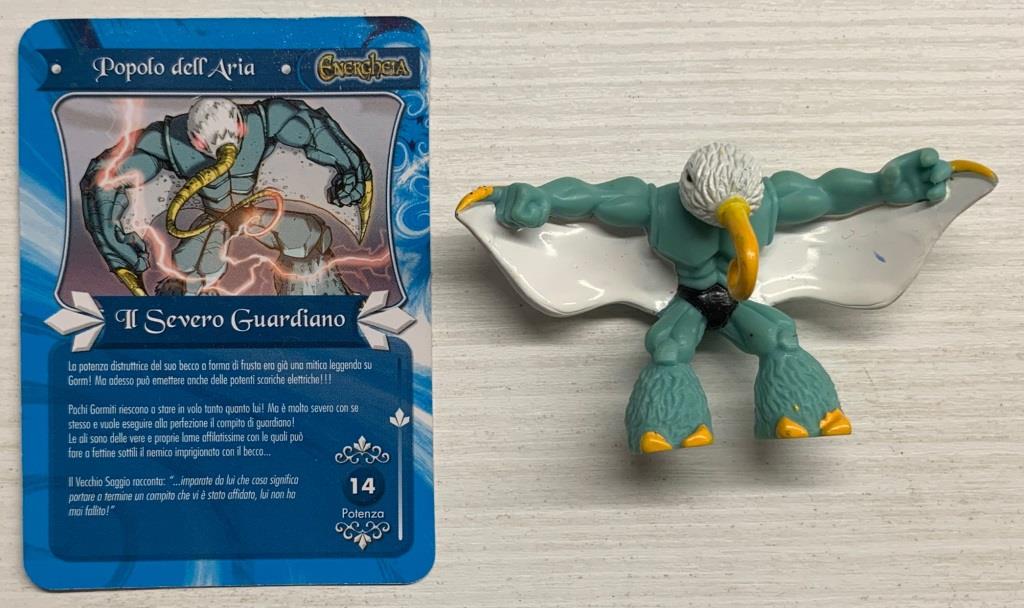 Gormiti Energheia - Il Severo Guardiano con carta