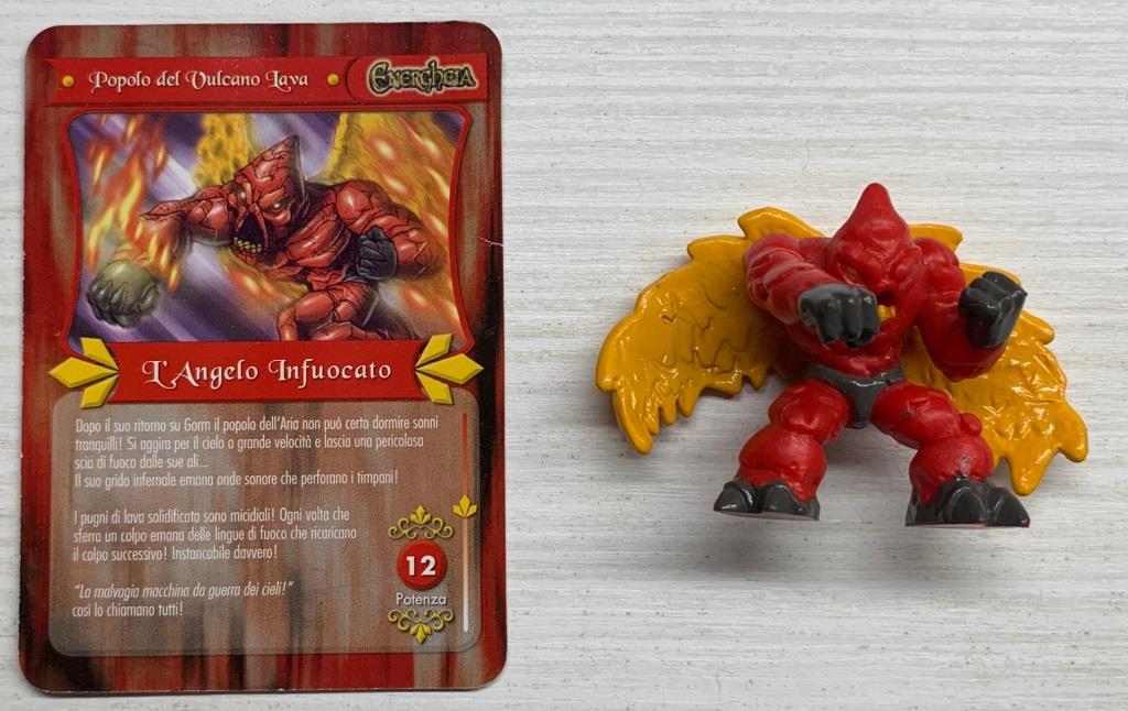 Gormiti Energheia - L'Angelo Infuocato con carta