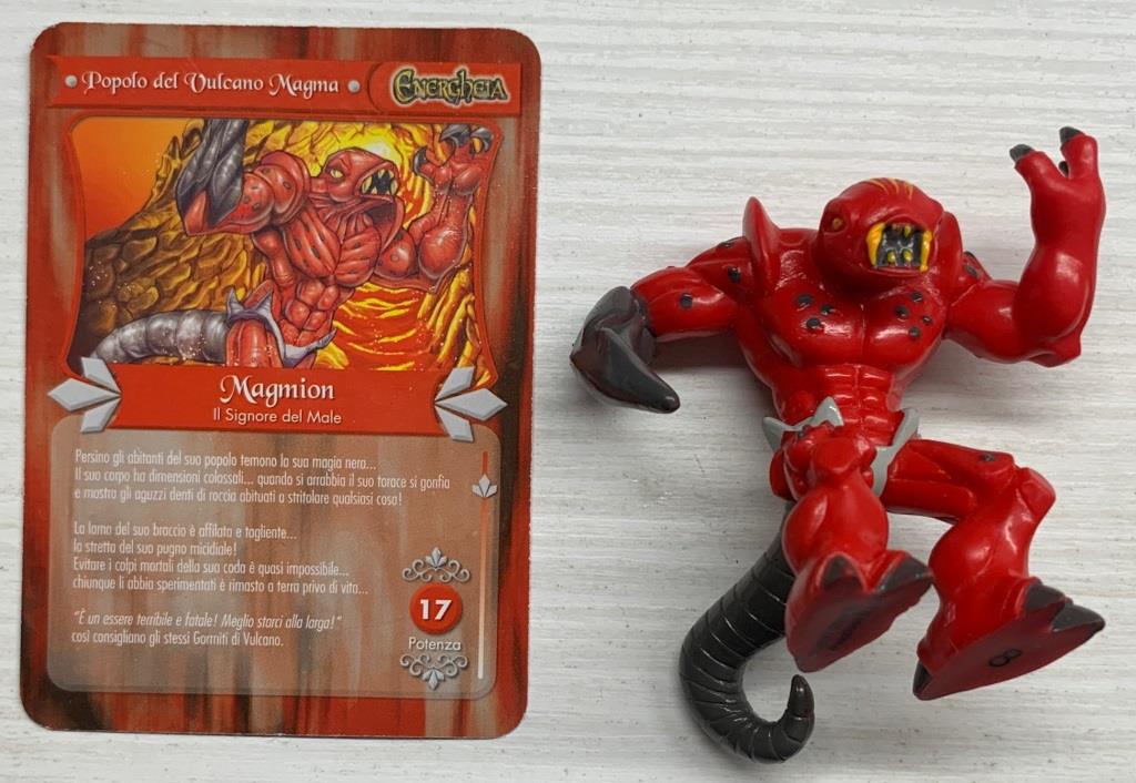 Gormiti Energheia - Magmion il Signore del Male con carta