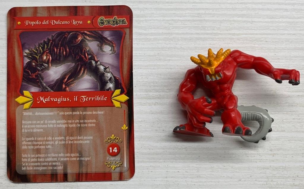 Gormiti Energheia - Malvagius il Terribile con carta