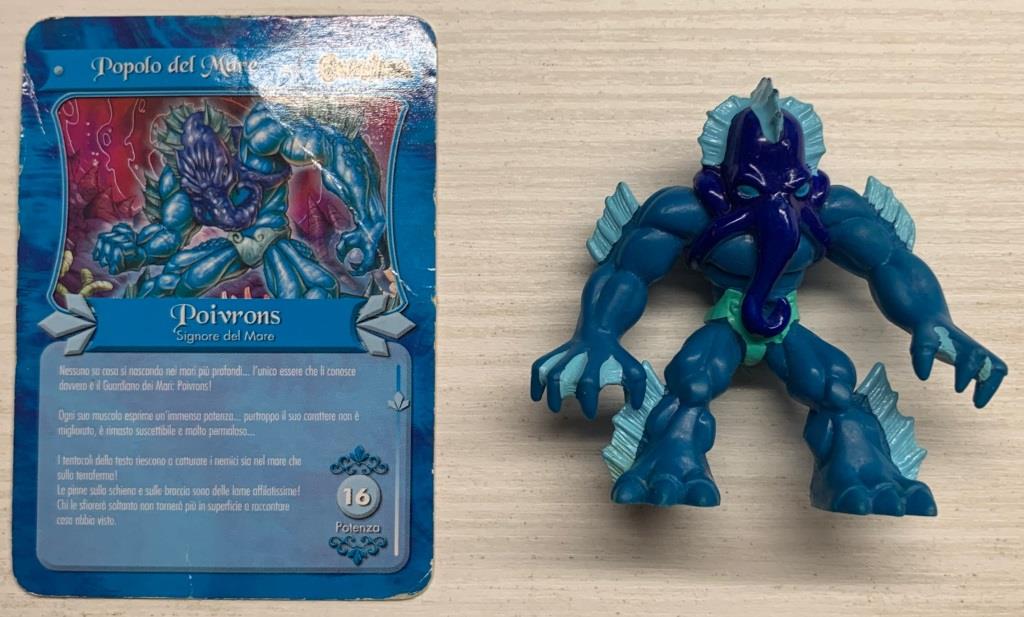 Gormiti Energheia - Poivrons il Signore del Mare con carta