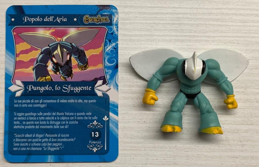 Gormiti Energheia - Pungolo lo Sfuggente con carta