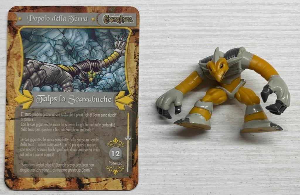 Gormiti Energheia - Talps lo Scavabuche con carta