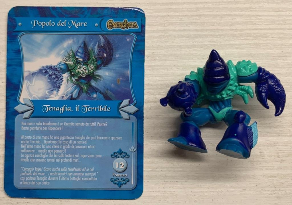 Gormiti Energheia - Tenaglia il Terribile con carta